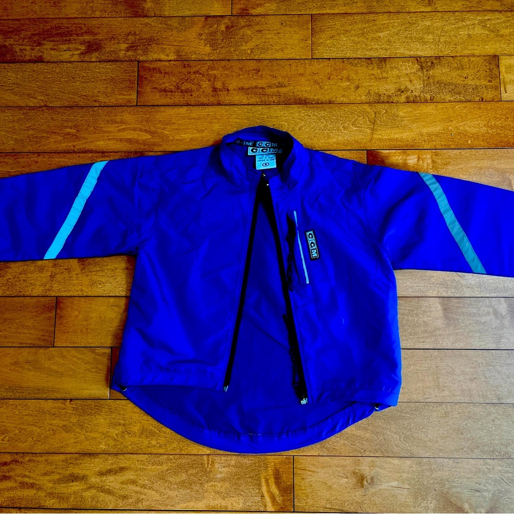 CCM Kid’s Waterproof Cycling Jacket - Blue (Kids Size 6) (Pre-Owned)